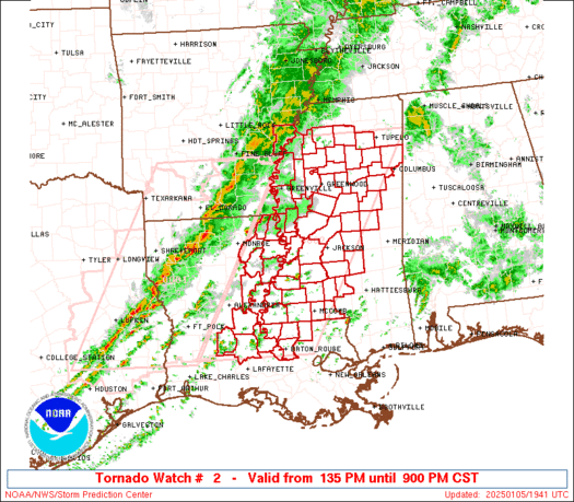 WW0002 Initial Radar image