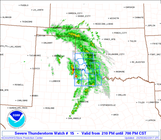 WW0015 Initial Radar image