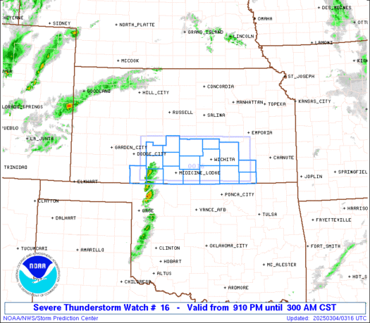 WW0016 Initial Radar image