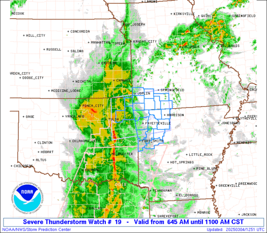 WW0019 Initial Radar image